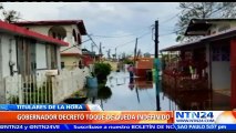 Gobernador de Puerto Rico catalogó al paso de huracán María como “la mayor catástrofe en su historia