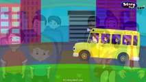 Wheels on the bus | Kids Rhymes | English Rhymes | Moral stories | StoryAtoZ.com