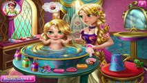 Disney Princess Snow White and Rapunzel Baby Wash Care Baby Game for Girls HD