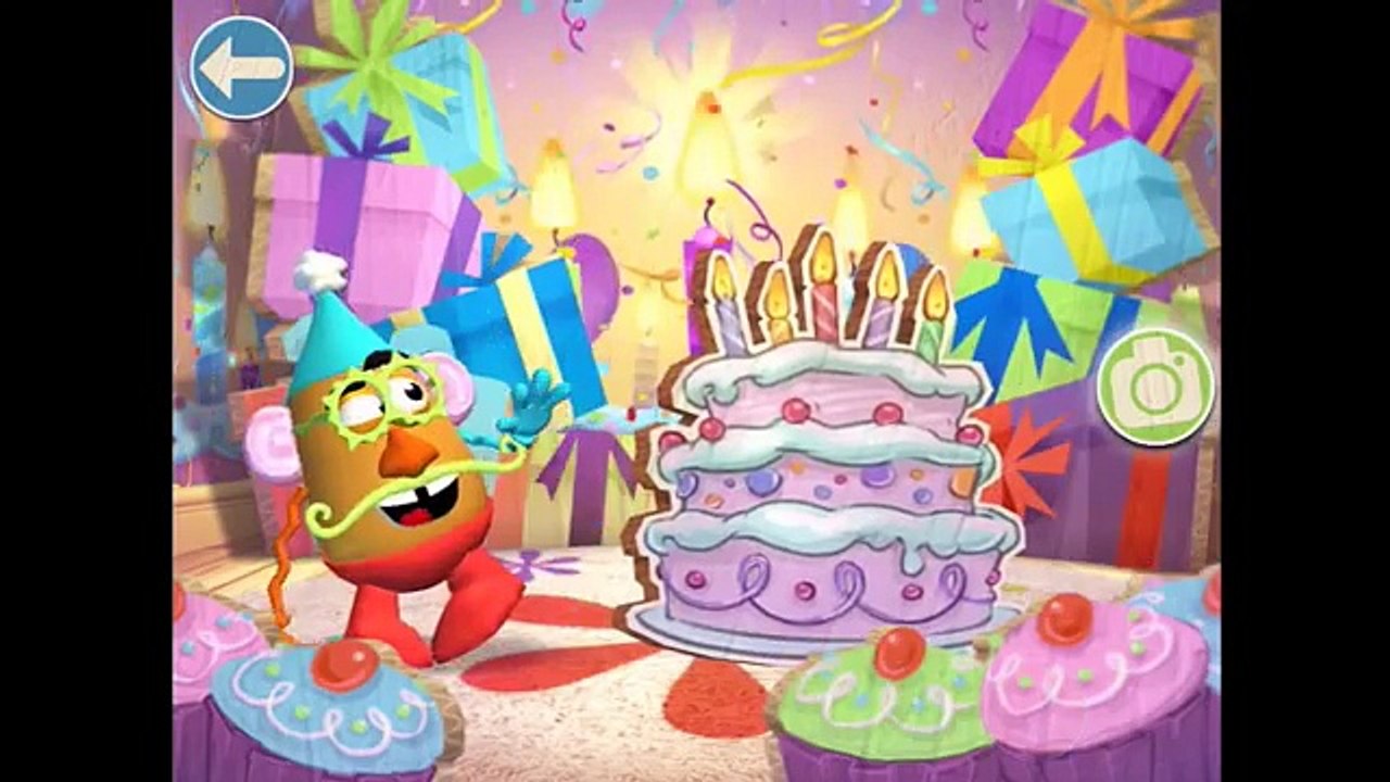 Mr Potato Head - Create & Play Part 5 Party Theme - iPad app demo for kids - Ellie