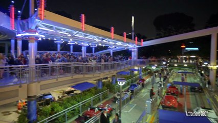 [4K] Autopia at Night - Disneyland Autopia Now Powered by Honda
