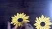 how to make a paper flower tutorial (sunflower) paper crafts