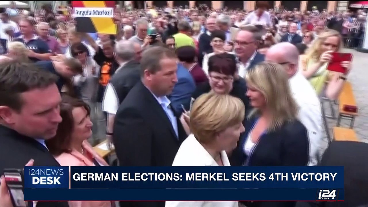 i24NEWS DESK | German elections: Merkel seeks 4th victory | Saturday, September 23rd 2017