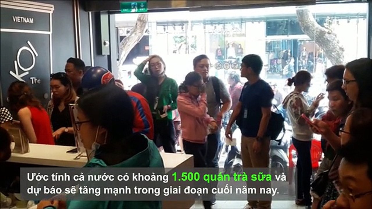 Cơn sốt trà sữa ở Việt Nam