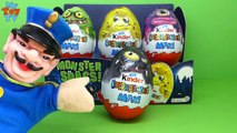 NEW Halloween Monster MAXI Kinder Surprise Eggs Complete Set