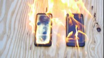 Burning Samsung Galaxy S8 Plus vs iPhone 7 Plus - Which Is Stronger