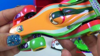 DISNEY CARS CARNIVAL MACK CARRIER WITH 8 DIE CAST CARS INCLUDING LIGHTNING MCQUEEN - UNBOXING