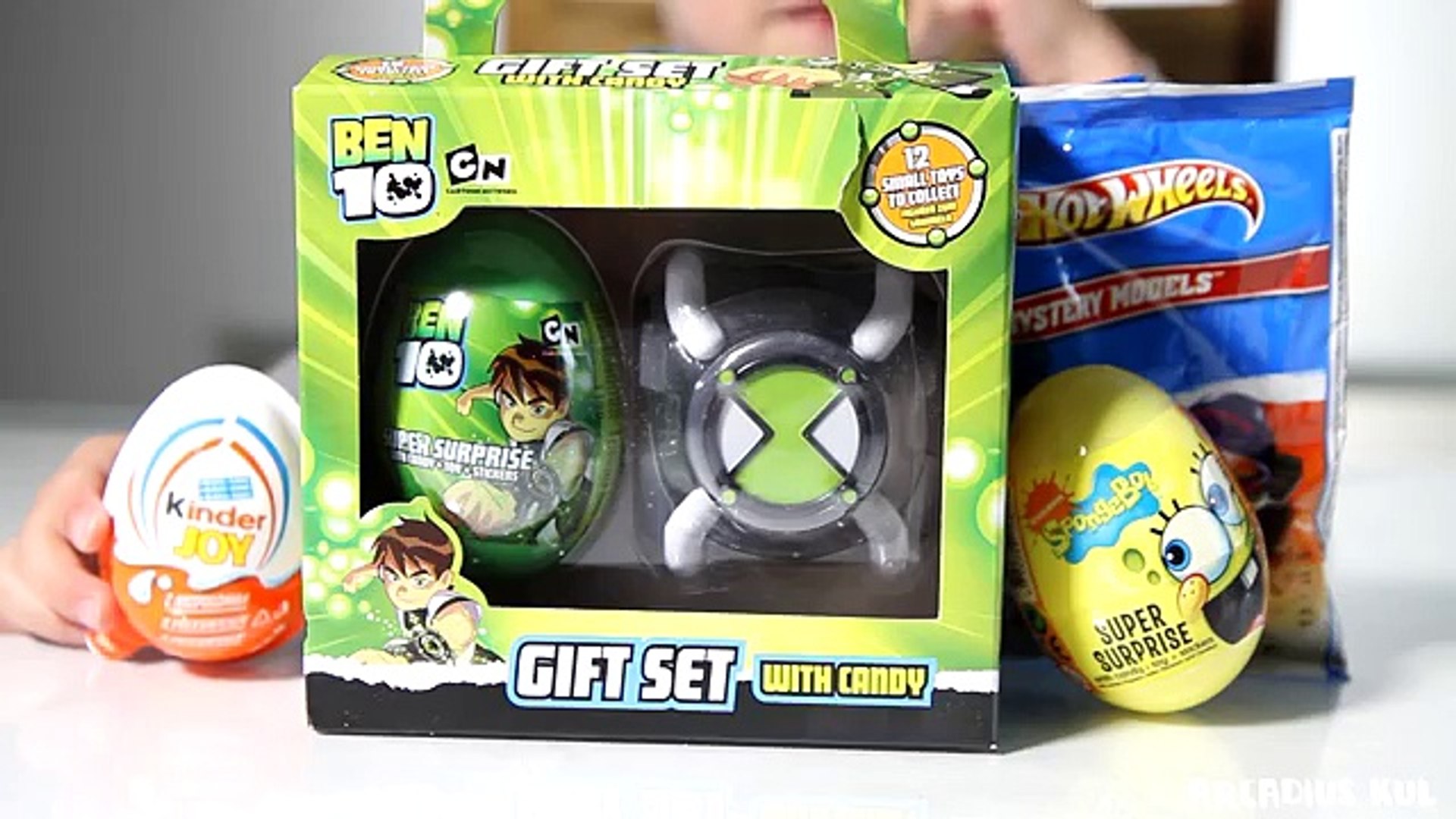 Some Eggs: Kinder Joy, Sponge Bob, Ben 10 Surprise Egg and Hot Wheels​​​ -  video Dailymotion