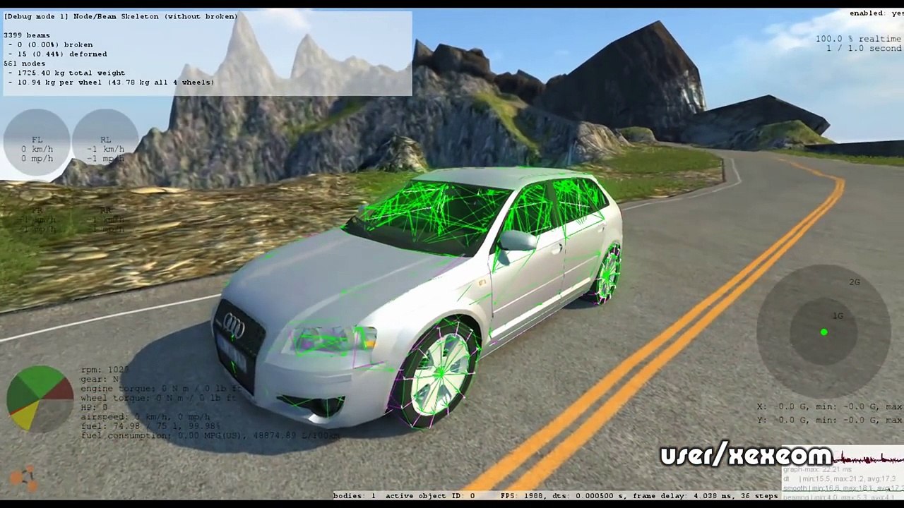 BeamNG.Drive Mod : Audi A3 (Crash test)