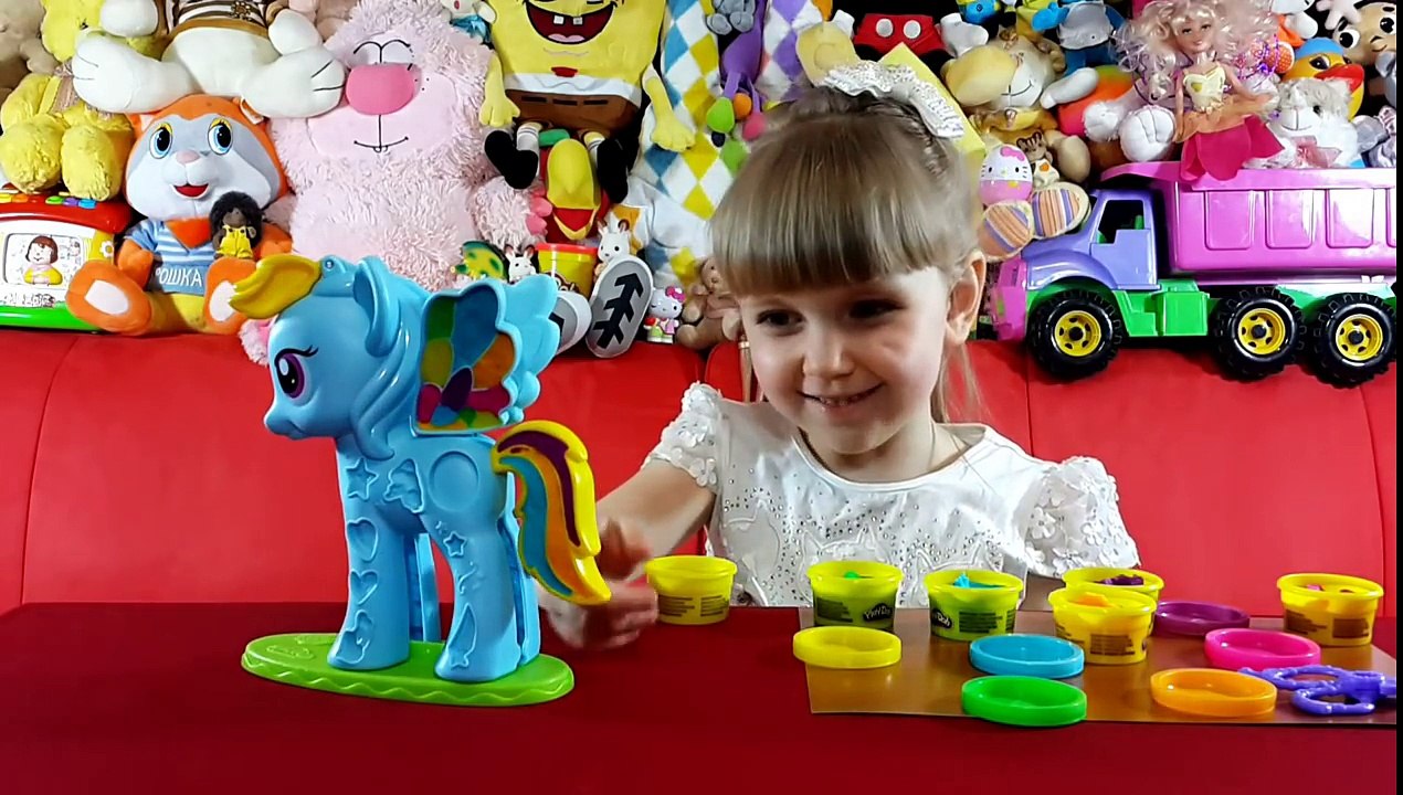 Плей до Рейнбоу Дэш Радуга Дэш Мой Маленький Пони. Play doh Rainbow ...