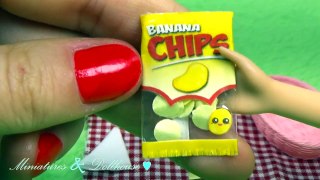 DIY Minyatür Cips Paketi ve Patates Cipsi