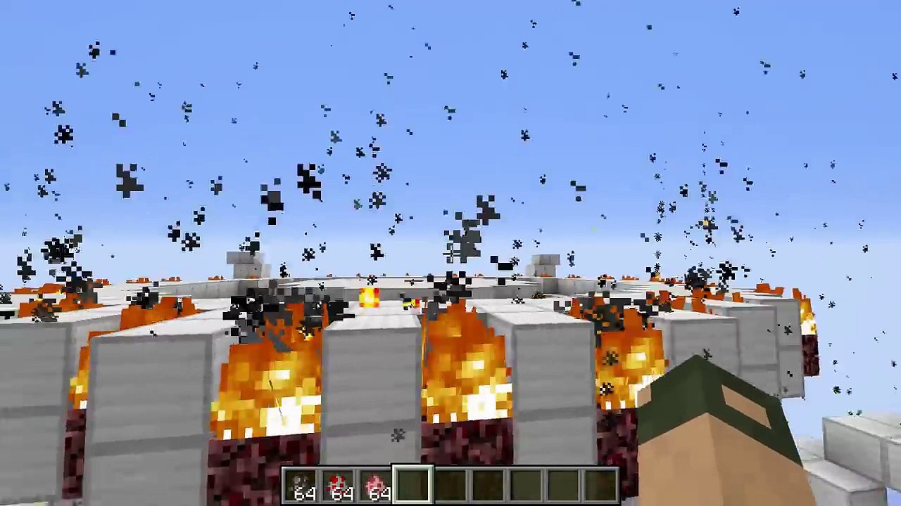 Газовая горелка в Minecraft.