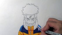 Drawing Naruto Uzumaki - Jinchūriki Phase One