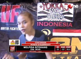 One Pride MMA Straw Weight, Wulandari VS Melpida Sitohang