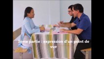 Production orale DELF B1 scolaire et Junior 3ème partie expression d'un point de vue