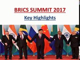 BRICS SUMMIT 2017- Key highlights DAY 2 | SSC CGL, IBPS, Bank PO | Edu Drives