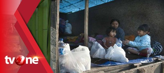 Pengungsi Gunung Agung Mulai Terserang Penyakit