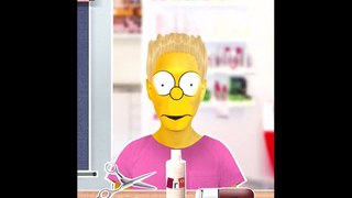 Toca Hair Salon Me App - Mr. Bean & Bart Simpson zu Besuch