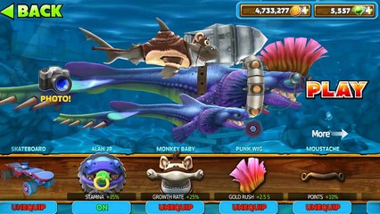 Hungry Shark Evolution - New Shark - Monkey Baby