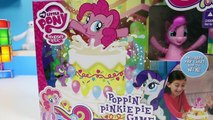 My Little Pony MLP Poppin Pinkie Pie Family Game Pinkie Pie & Friends Birthday Cake Surprise Toy!