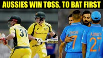 India vs Australia 3rd ODI : Steve Smith wins toss, Virat Kohli & Co. to field first | Oneindia News
