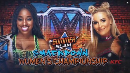 Natalya vs Naomi SmackDown Women's Title (SummerSlam 2017)