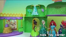 Disney Princess MagiCip Tiana Royal Party Palace Tee Party with 10 Princesses and Play Doh Makeover