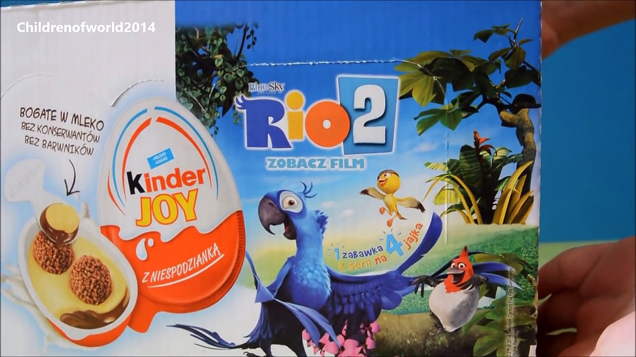 Kinder Joy Surprise Eggs Box Unboxing Überraschungsei