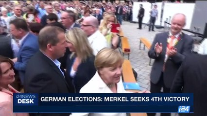 i24NEWS DESK | Far-right party looks to challenge Merkel | Sunday, September 24th 2017