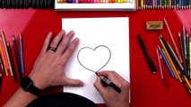 How To Draw Hugging Hearts For Valentines Day