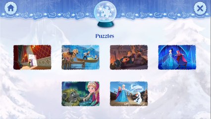 Disneys Frozen Storybook App - Complete Jigsaw Puzzles Section Unlocked