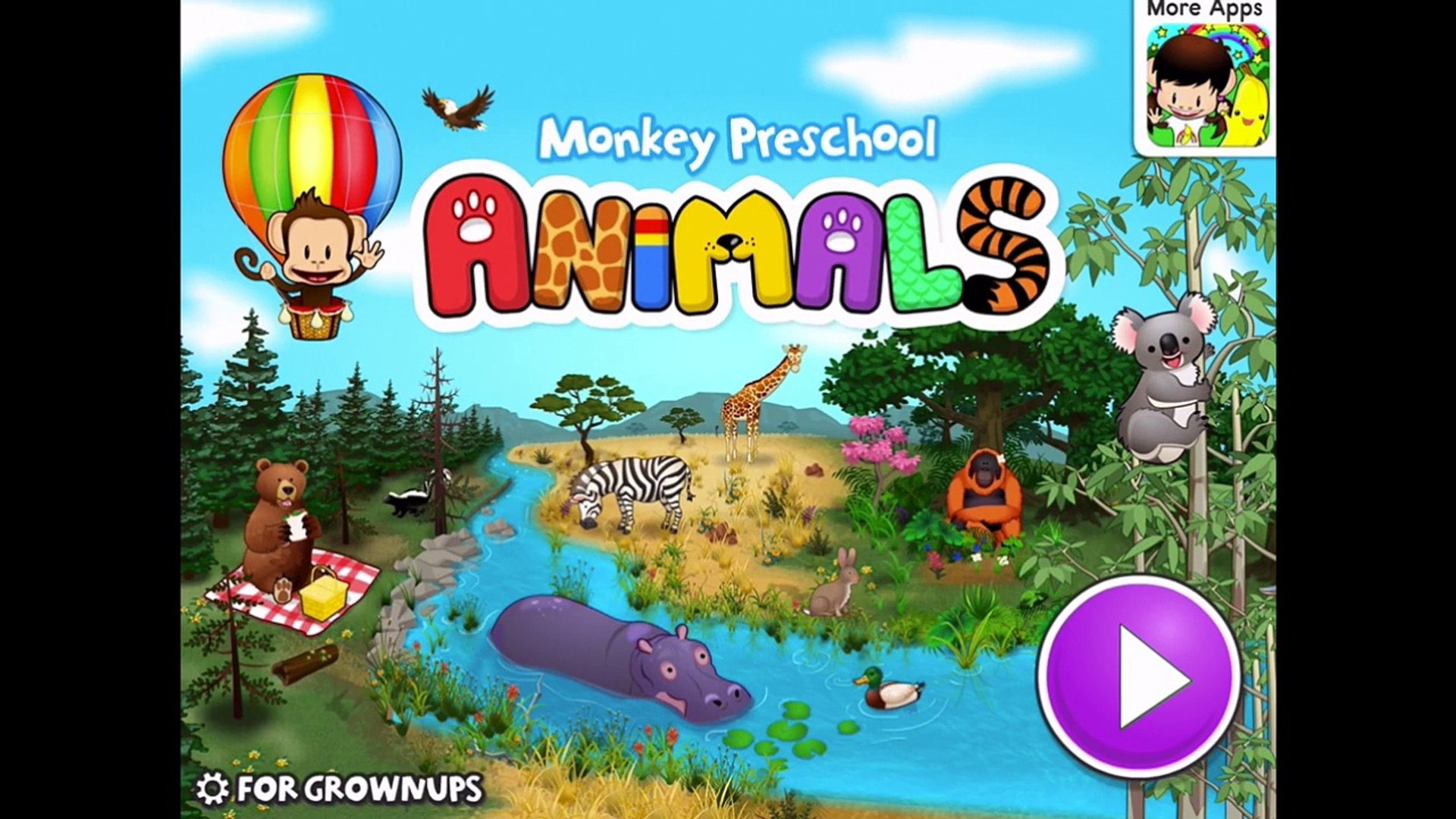 Monkey Preschool Animals - best app demos for kids