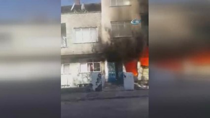 Dükkan Alev Alev Yandı, Çocukları İşçiler Kurtardı