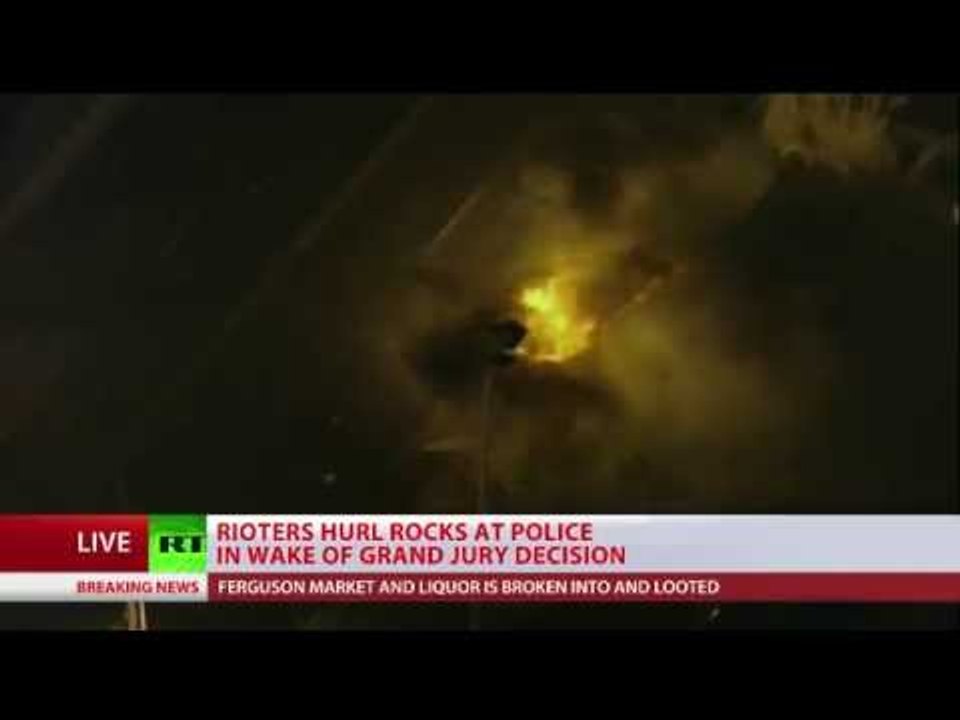 Riots break out in Ferguson: Gunfire, molotovs and tear gas reported