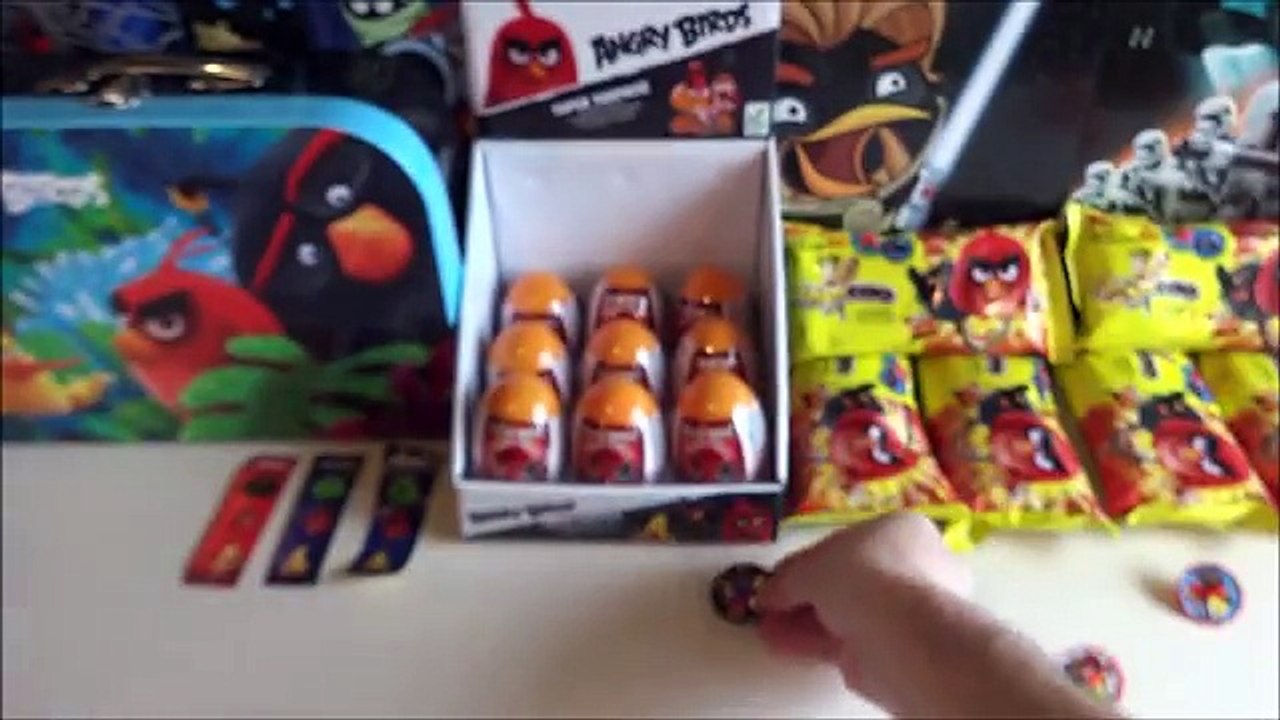 Angry Birds Movie 2017 NEW 12 Super Surprise Eggs - Toys & Stickers Juguetes Huevos Sorpresa