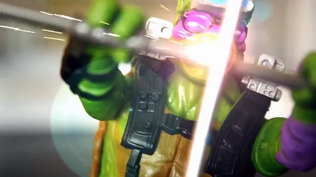 TMNT Teenage Mutant Ninja Turtles Vs X-Men w Spiderman Stop Motion Animation Video Part 1 (w toys)