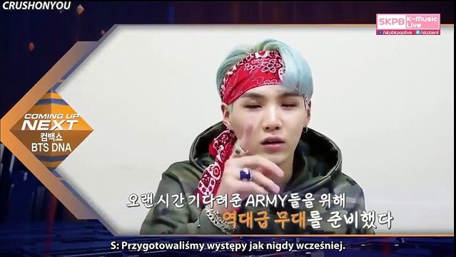 [POLSKIE NAPISY] 170921 COMING UP BTS DNA @ M! Countdown