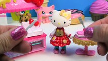 Hello Kitty Breakfast Cafe Playset Mini Doll Play Food Set Surprise Mystery Blind Bag Unboxing Video