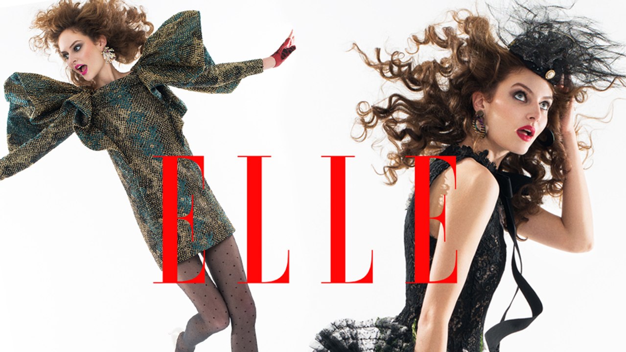 Auguste Abeliunaite in Haute Couture by for ELLE