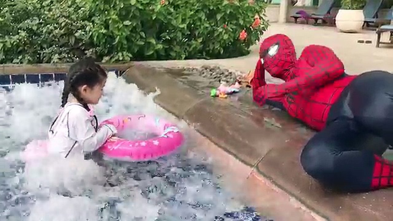 Superhero Family Holidays at the Swimming Pool