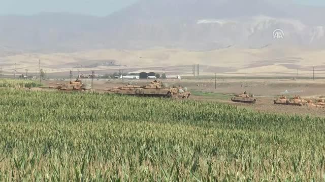 Silopi-Habur Bölgesindeki Tatbikat Yedinci Gününde