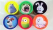 The Secret Life of Pets Play Doh Surprise Toys; Max, Mel, Gidget, Snowball, Chloe | TUYC