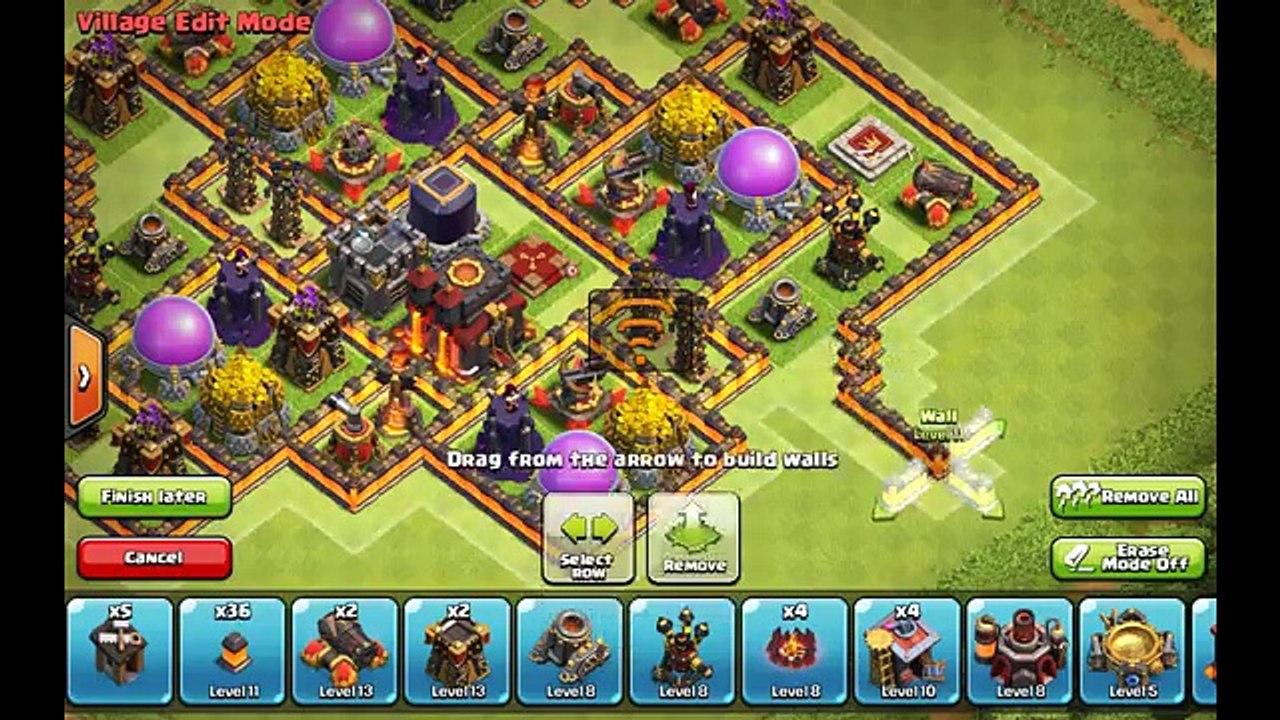 Town Hall 10 TH10 Hybrid Base Farming after Big Update Protect TH Storage