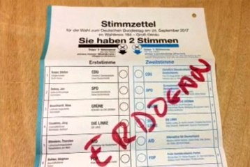 Seçim Pusulasına "Erdoğan" Yazarak Tepki Gösterdi