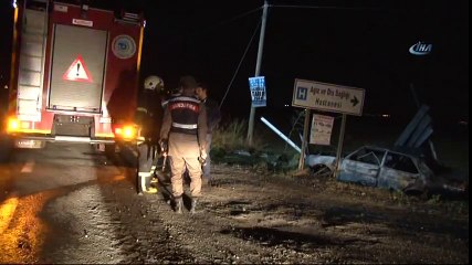 Küle Dönen Araçtan Sağ Çıktı