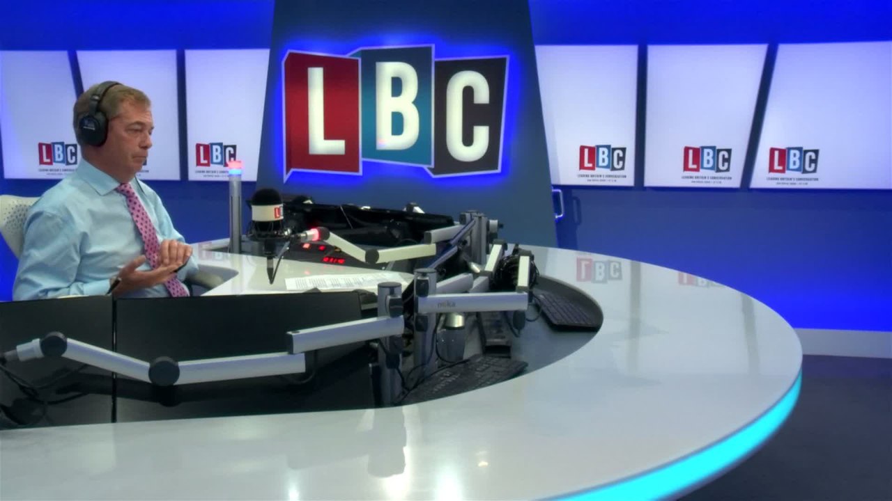 Caller Rants At Nigel Farage: You're Selling Snake Oil