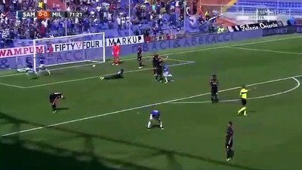 Duvan Zapata Goal HD - Sampdoria 1 - 0 AC Milan - 24.09.2017 (Full Replay)