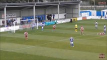 Comically bad defending from Stranraer against Arbroath in Scottish League One!