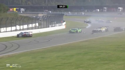 Adac Gt Masters Hockenheim 2017 Race 1 Start  Huge Crash