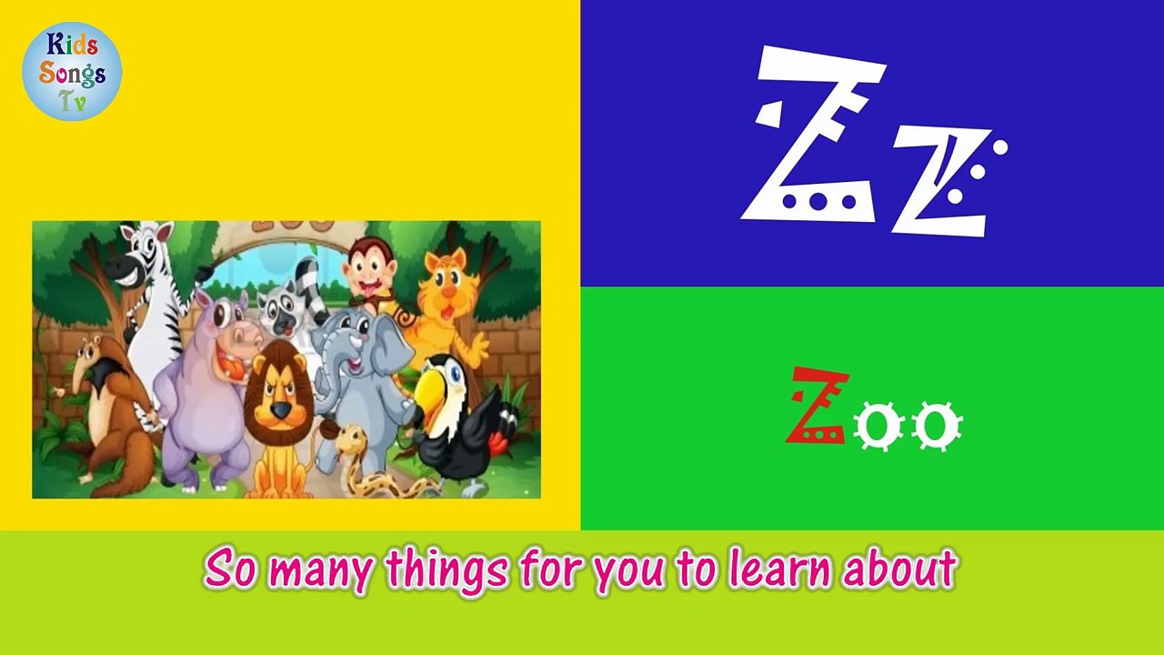 A is for apple song for children - Alphabet songs for children - Learn English through songs